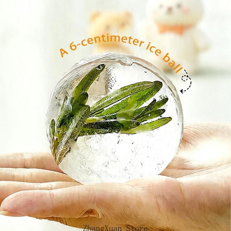 Ice Mold Sphere - Wadah Minuman Lipat Nyaman Dengan Tutup