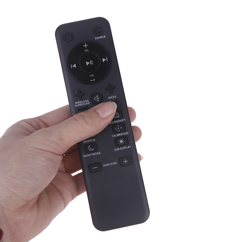 Home Bar And Theater - Remote Control Hitam Untuk JBL Bar