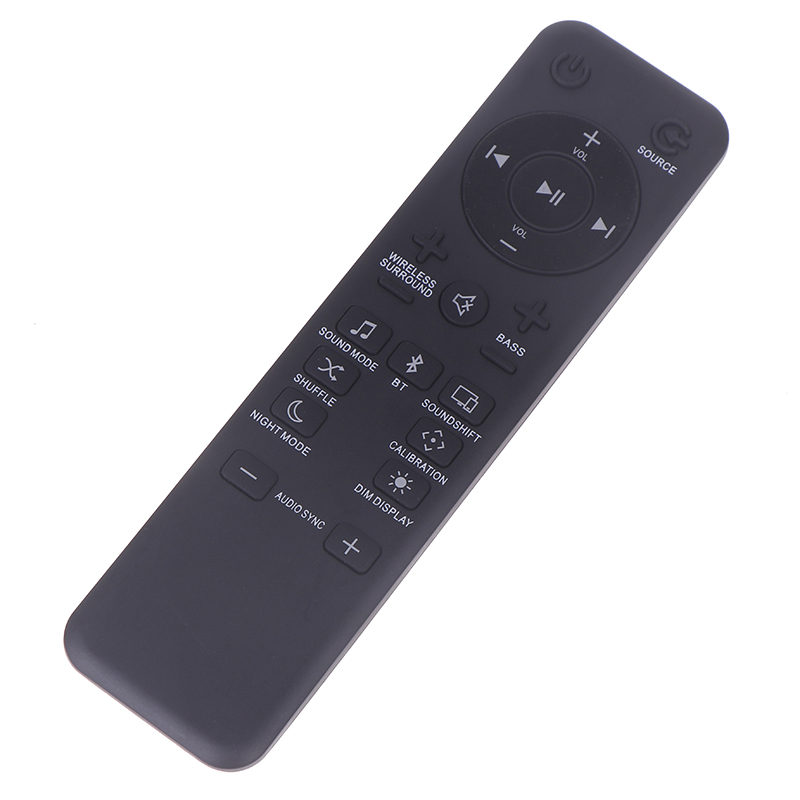 Home Bar And Theater - Remote Control Hitam Untuk JBL Bar