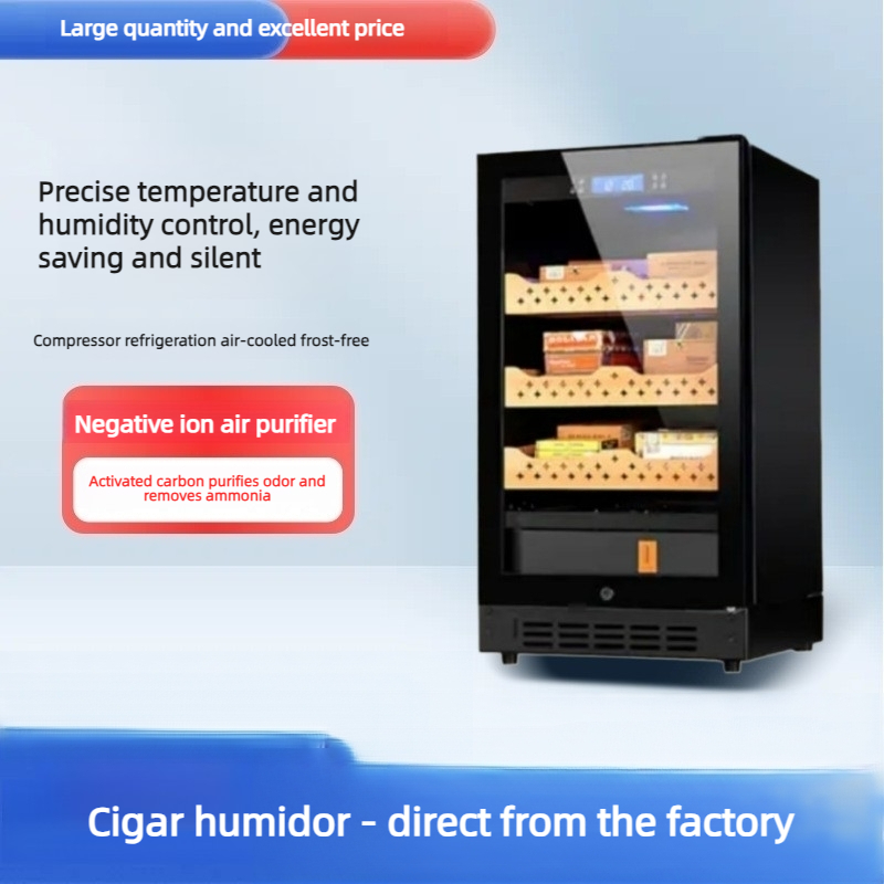 Home Bar And Cabinet - Lemari Humidor Cerutu 150-300 Batang dengan