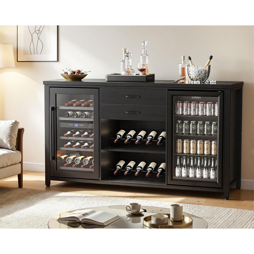 Lemari Bar Coee Besar dengan 2 - Home Bar And Cabinet ulasan dan harga