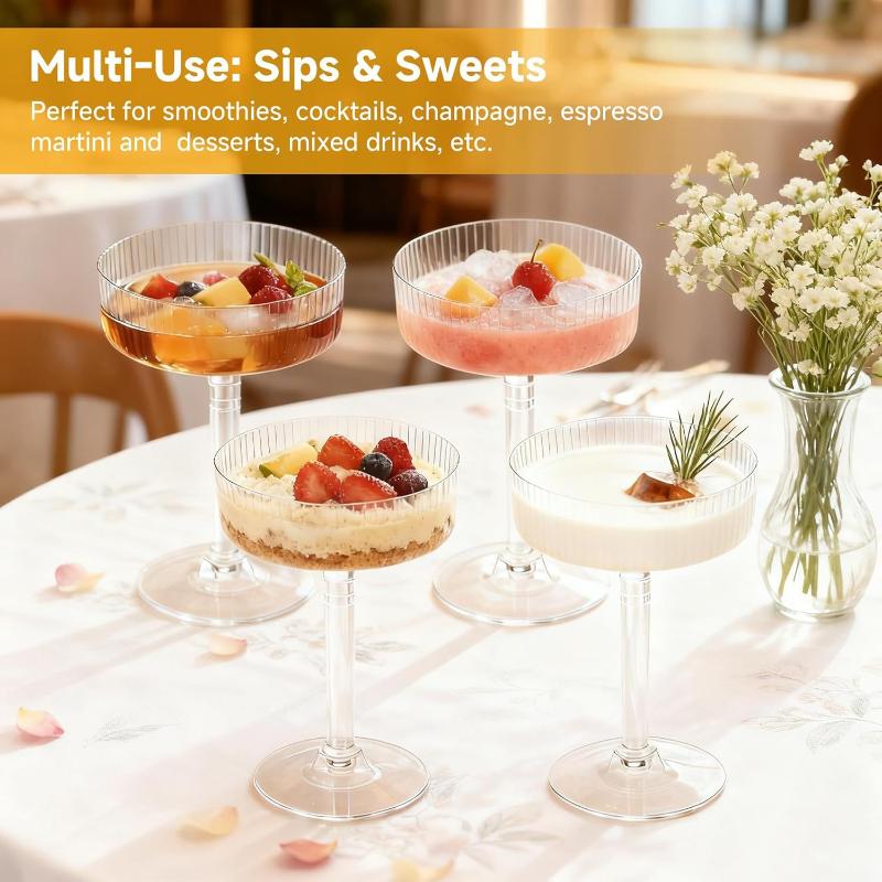 Cangkir Dessert Martini Plasti - Home Bar Supplies ulasan dan harga