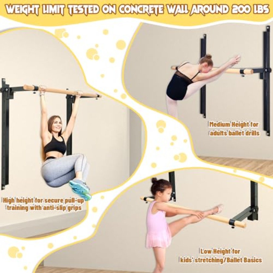 Barre Balet Dinding yang Dapat - Home Bar And Gym ulasan dan harga