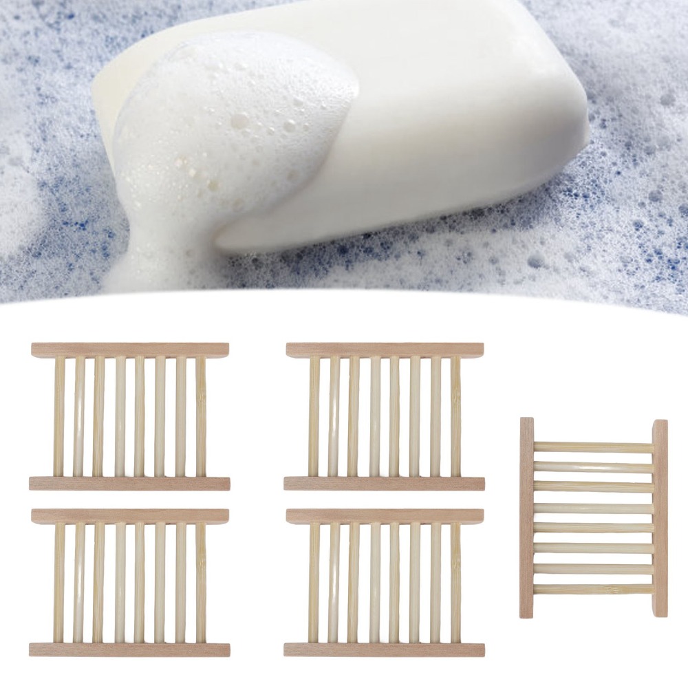 5 Buah Tempat Sabun Kayu Alami - Home Bar Supplies ulasan dan harga
