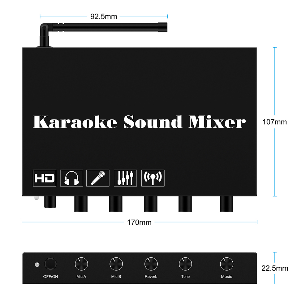 HDMI Karaoke Player Mixer Home - Home Bar And Theater ulasan dan harga