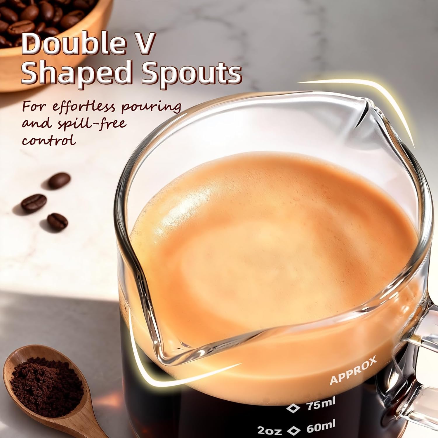 1/2pcs Cangkir Espresso 4oz Ge - Home Bar Set ulasan dan harga