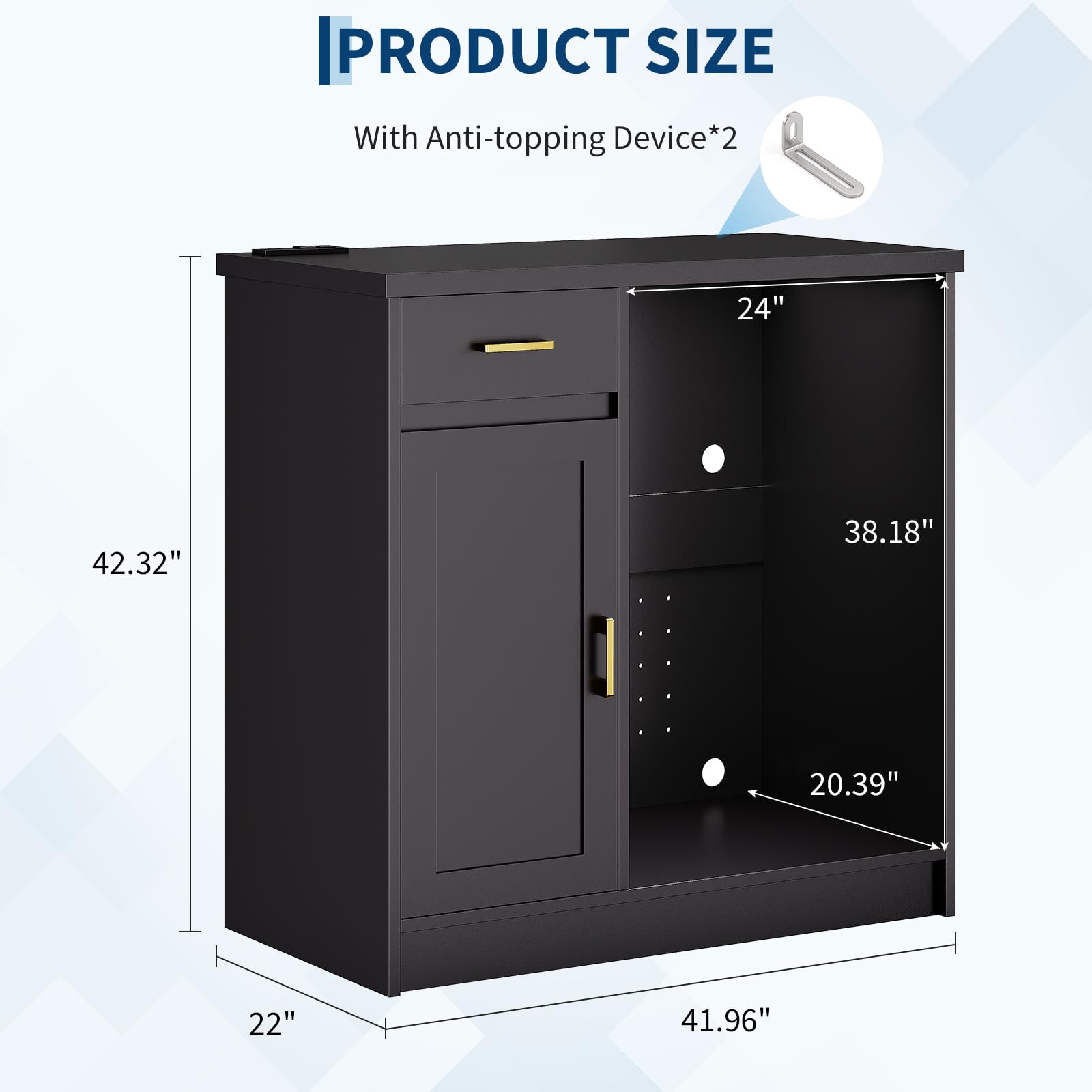Lemari Bar Anggur Gaya Farmhou - Home Bar And Cabinet ulasan dan harga