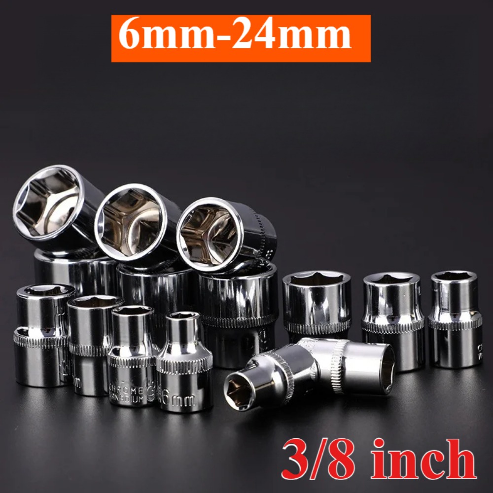 3/8 Soket Pendek 6-24Mm Soket  - Home Bar Supplies ulasan dan harga