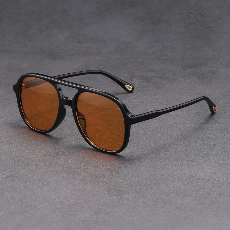 Kacamata Hitam Persegi Double  - Old Fashioned Glass ulasan dan harga