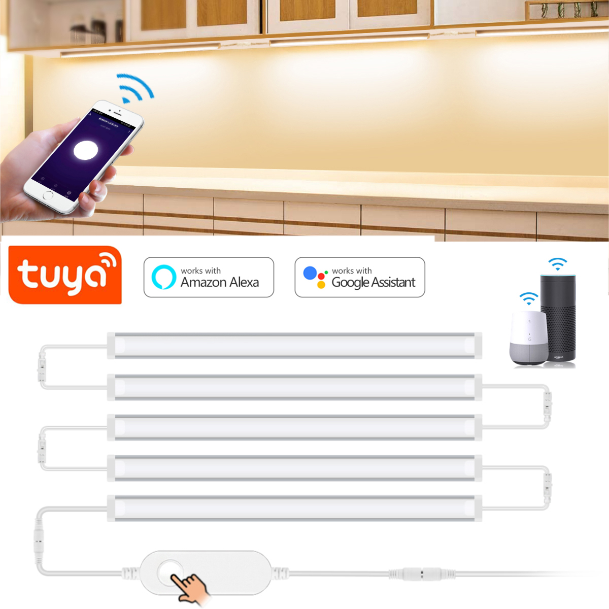 1-5 buah lampu LED pintar di b - Home Bar And Cabinet ulasan dan harga