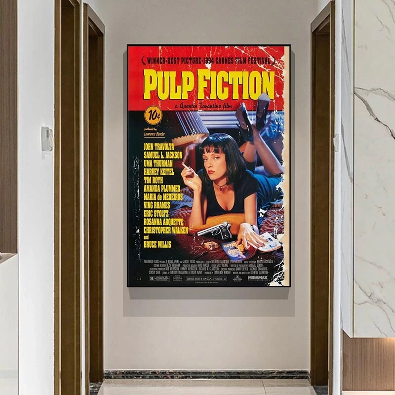 Poster Fiksi Bubur Film Klasik - Home Bar And Theater ulasan dan harga