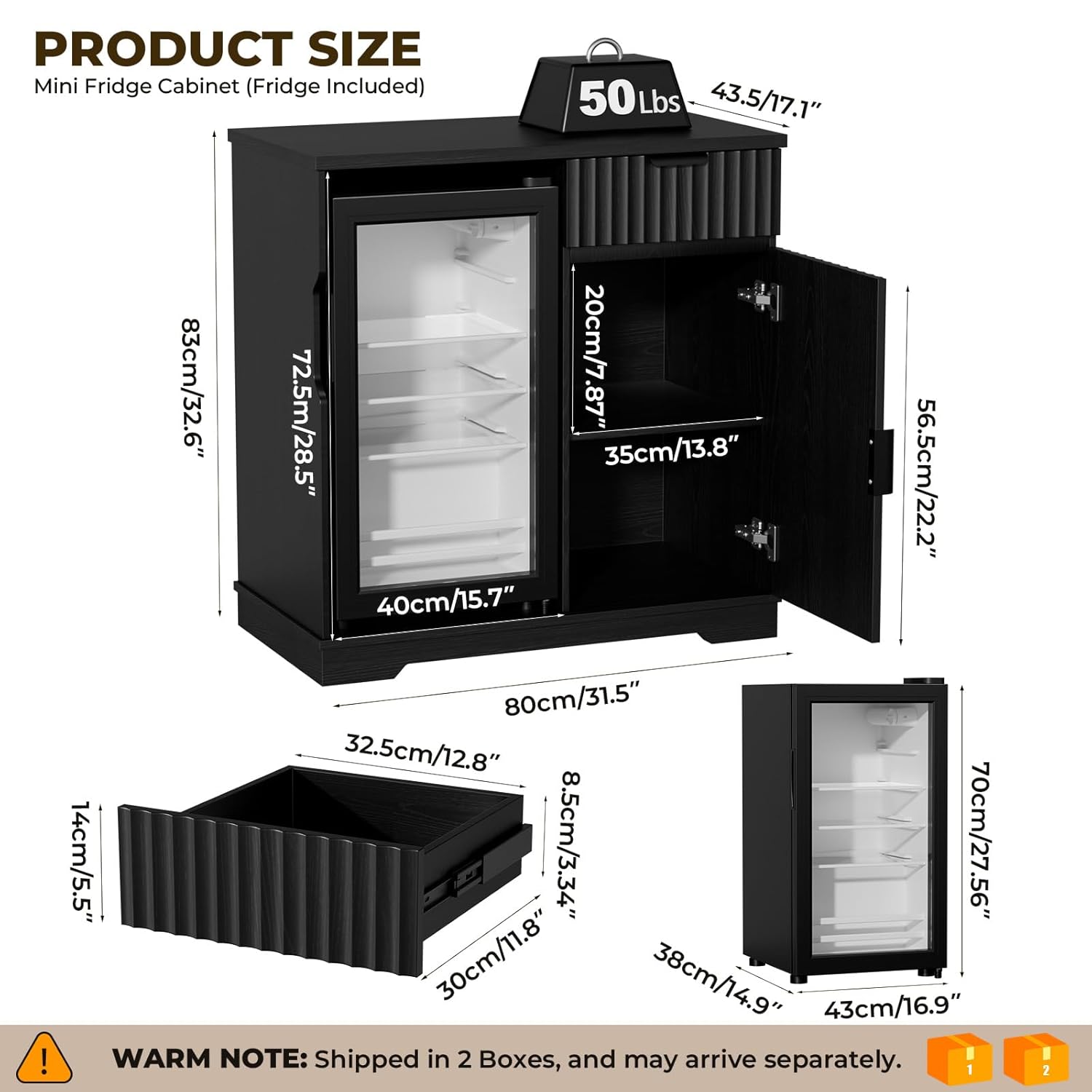 Lemari Bar Kopi Beralur dengan - Home Bar And Cabinet ulasan dan harga