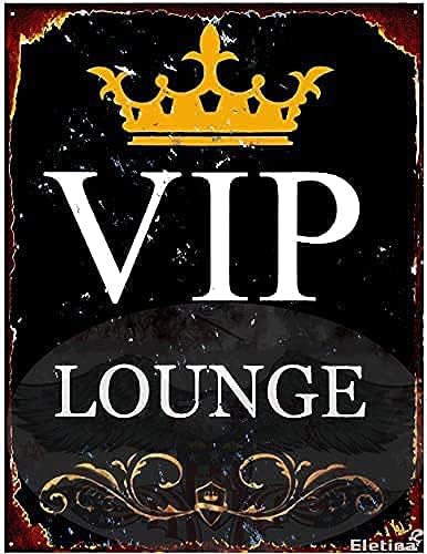 Papan Tanda Logam Vintage VIP  - Home Bar Lounge ulasan dan harga