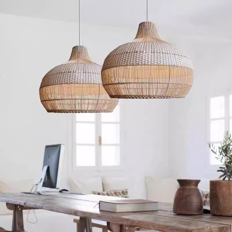 Lampu Gantung Anyaman Rotan Wa - Home Bar And Counter ulasan dan harga