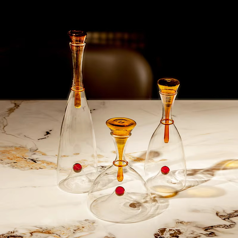 Dekanter Kaca Minimalis Modern - Home Bar And Cabinet ulasan dan harga