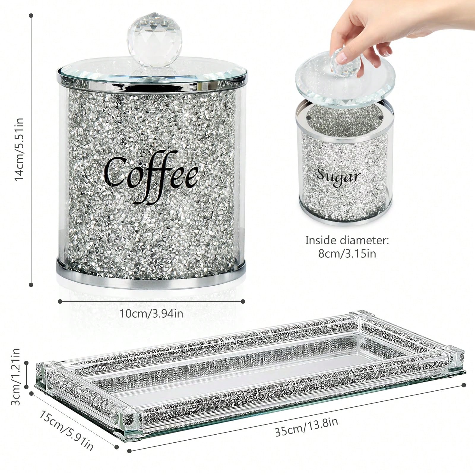 Set Wadah Kopi Gula Teh Berkil - Home Bar Set ulasan dan harga
