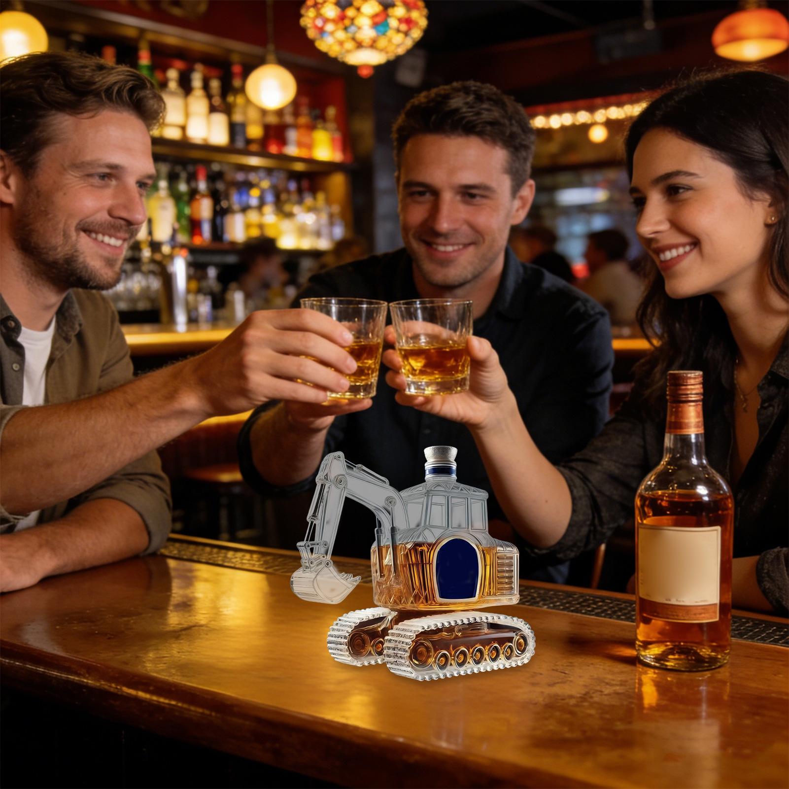 Decanter Whiskey Excavator Hea - Home Bar Supplies ulasan dan harga