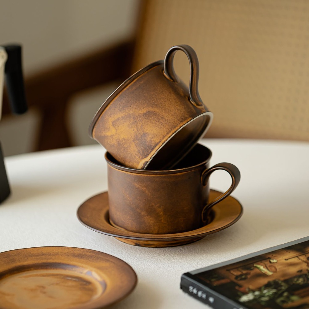 Set Cangkir dan Piring Kopi Re - Old Fashioned Glass ulasan dan harga