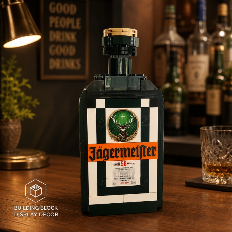 Model Blok Bangunan Botol Liqu - Home Bar Set ulasan dan harga