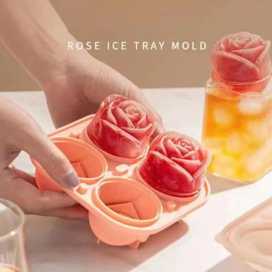 Cetakan es silikon mawar 3D, c - Ice Mold Sphere ulasan dan harga