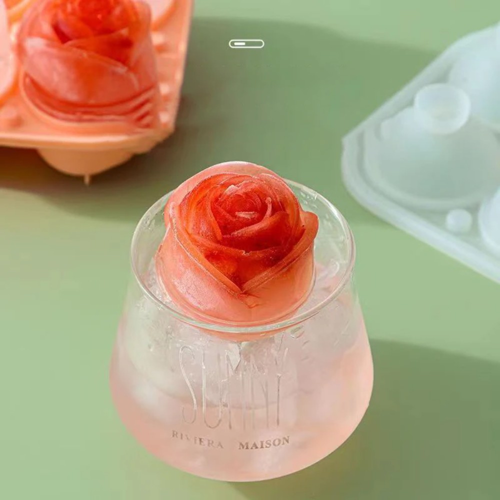 Cetakan es silikon mawar 3D, c - Ice Mold Sphere ulasan dan harga