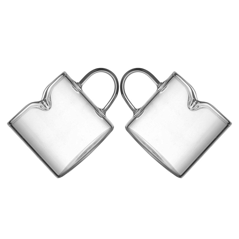 2Pcs Set Cangkir Espresso Kaca - Home Bar Set ulasan dan harga